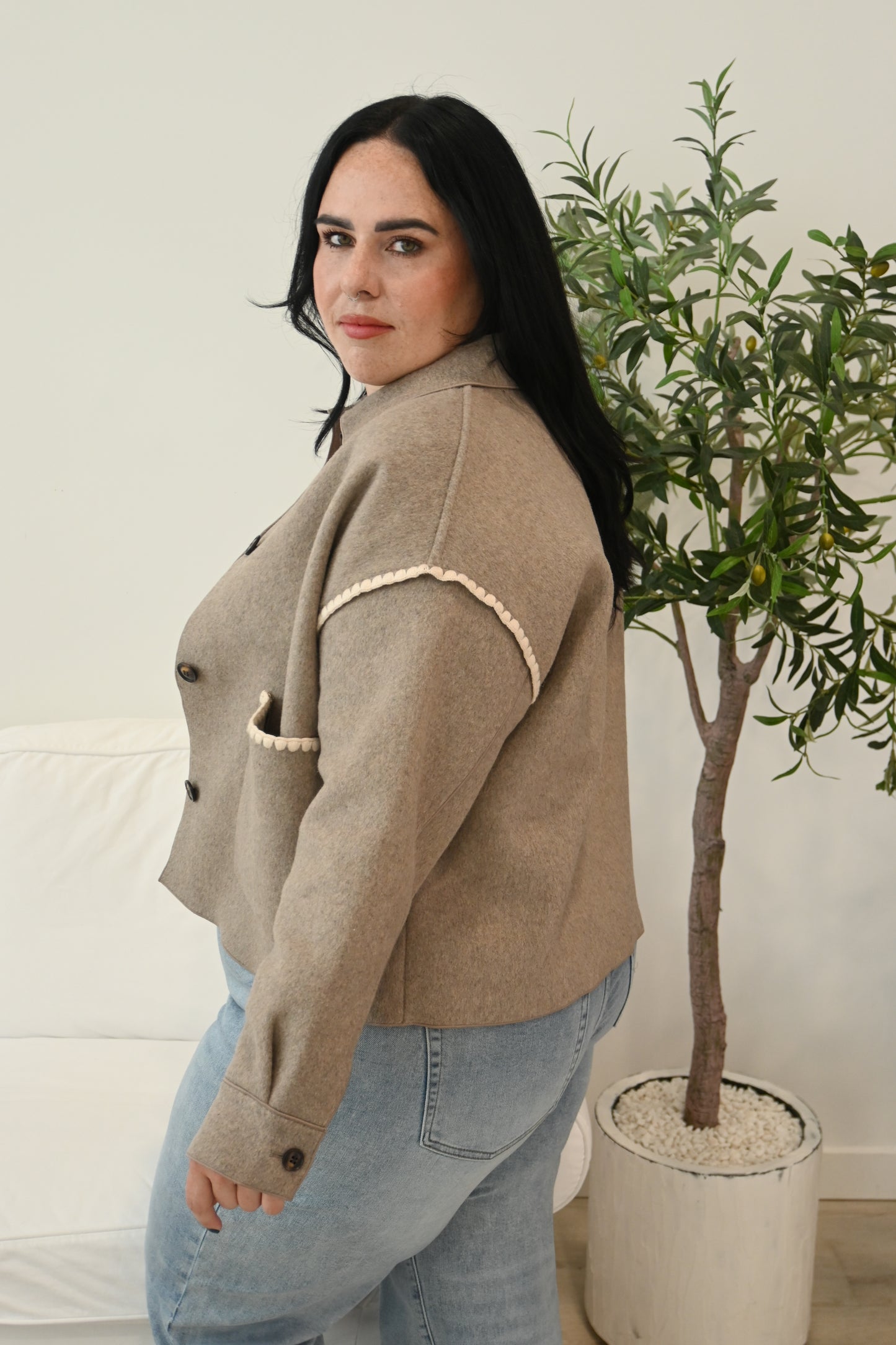 Blanket Stitch Jacket (S-XXL)