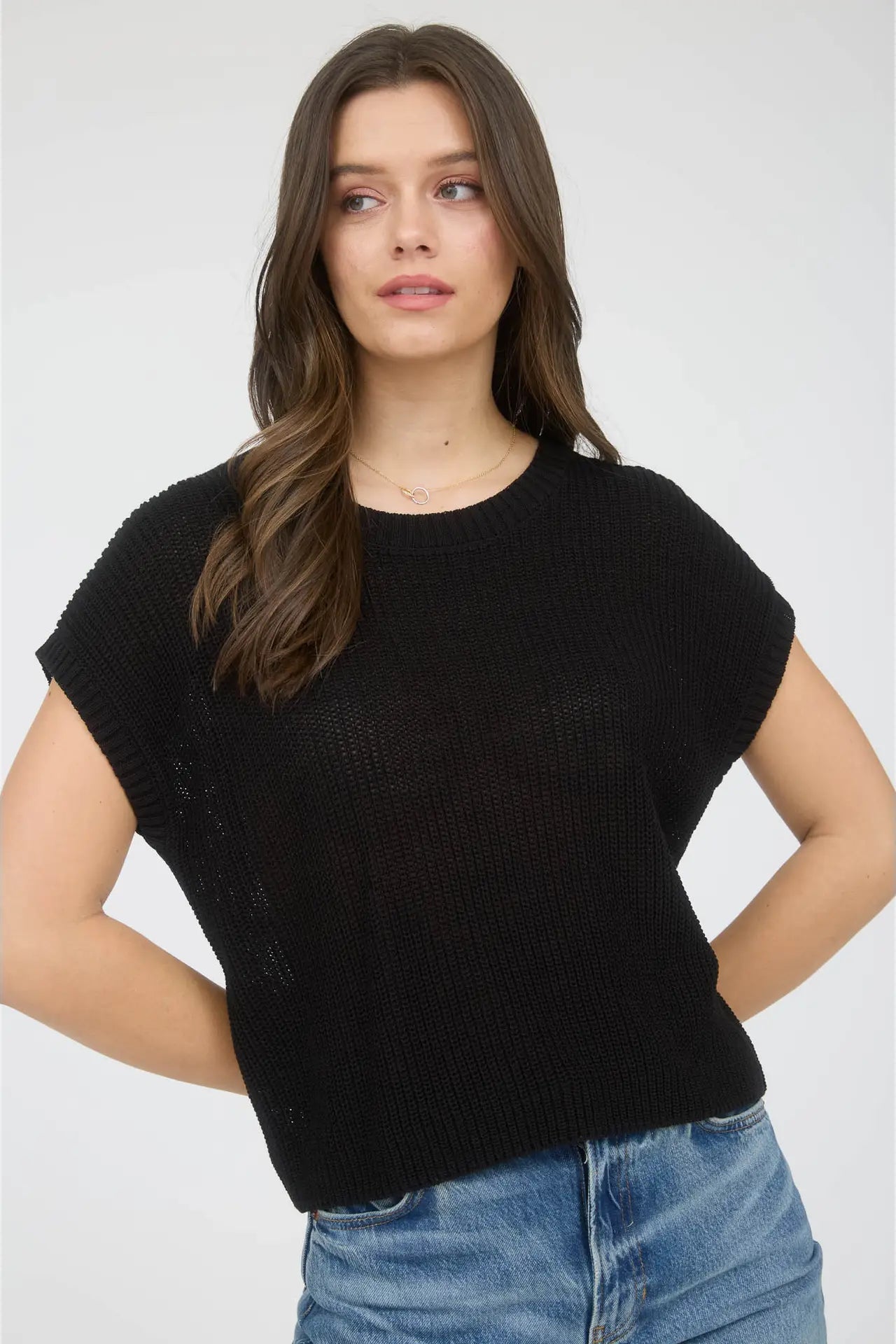 Loose Knit SS Top (S-XXXL)