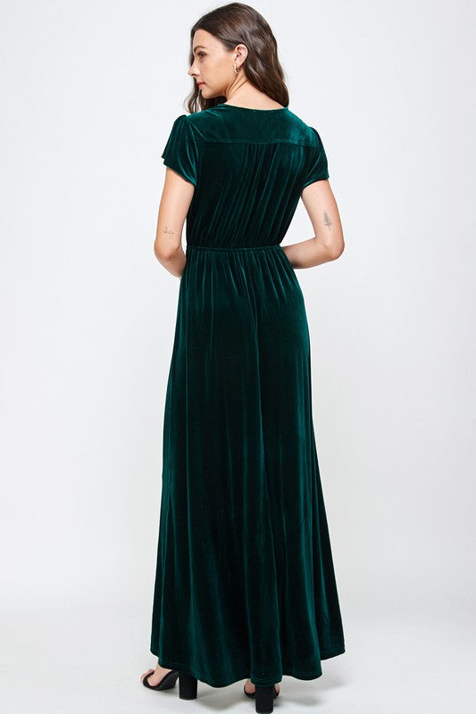 CURVE Velvet Maxi Dress
