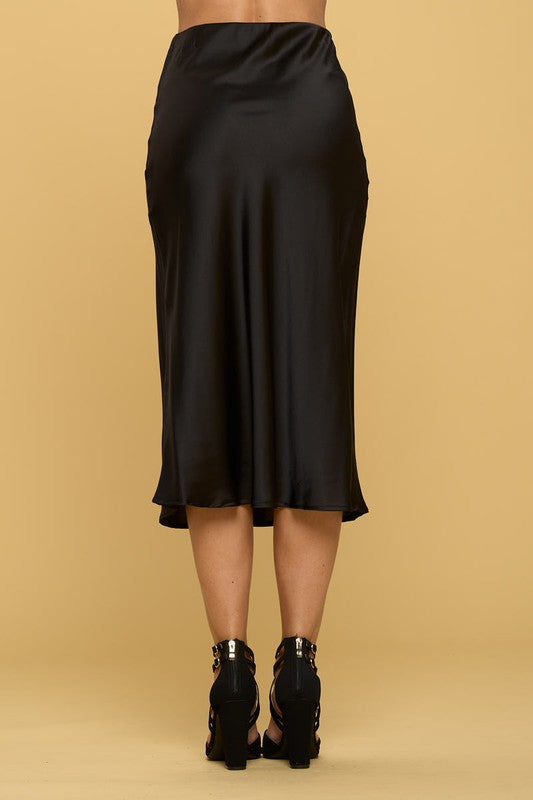 Satin Slip Skirt (S-3X)