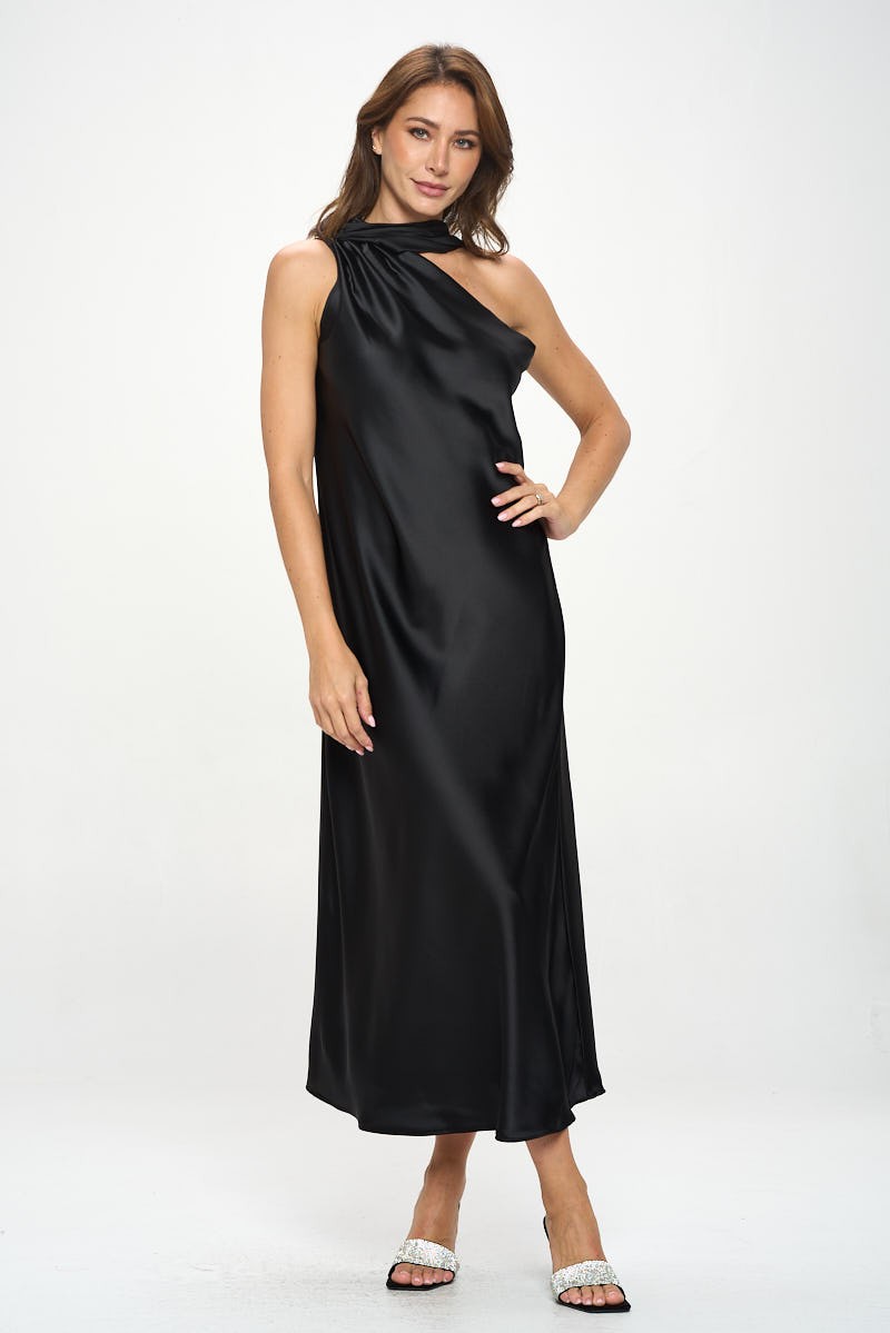 Scarf Midi Dress (S-3X)