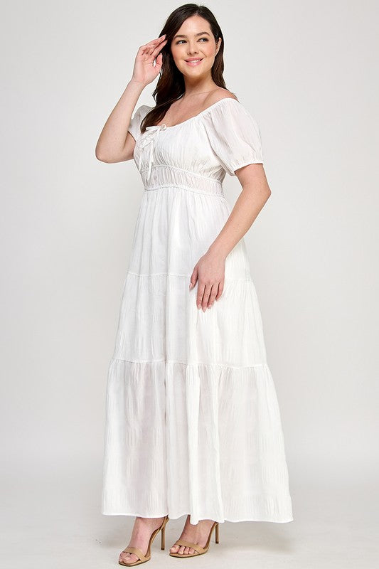 Crinkle Maxi Dress (S-3X)