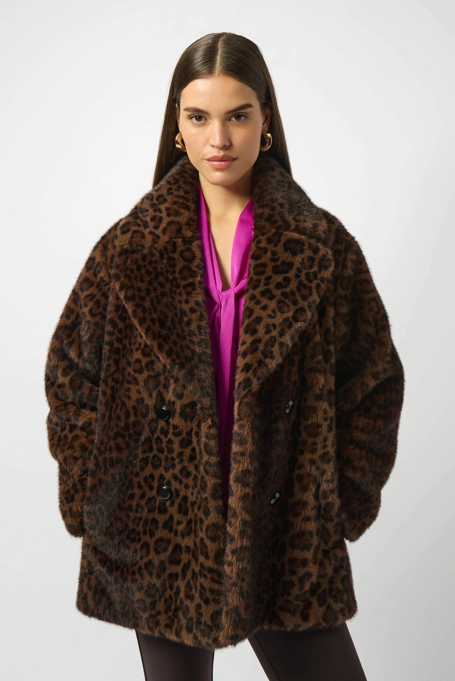 Leopard Faux Fur Jacket (S-XXL)