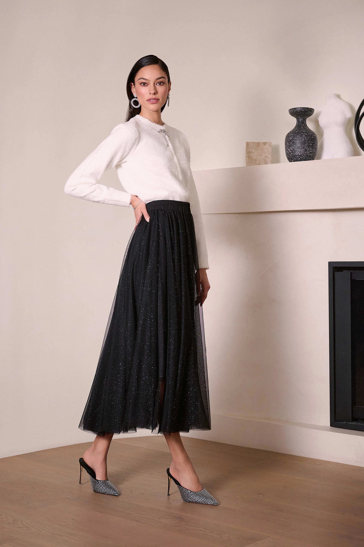 Tulle Midi Skirt (S-XXL)