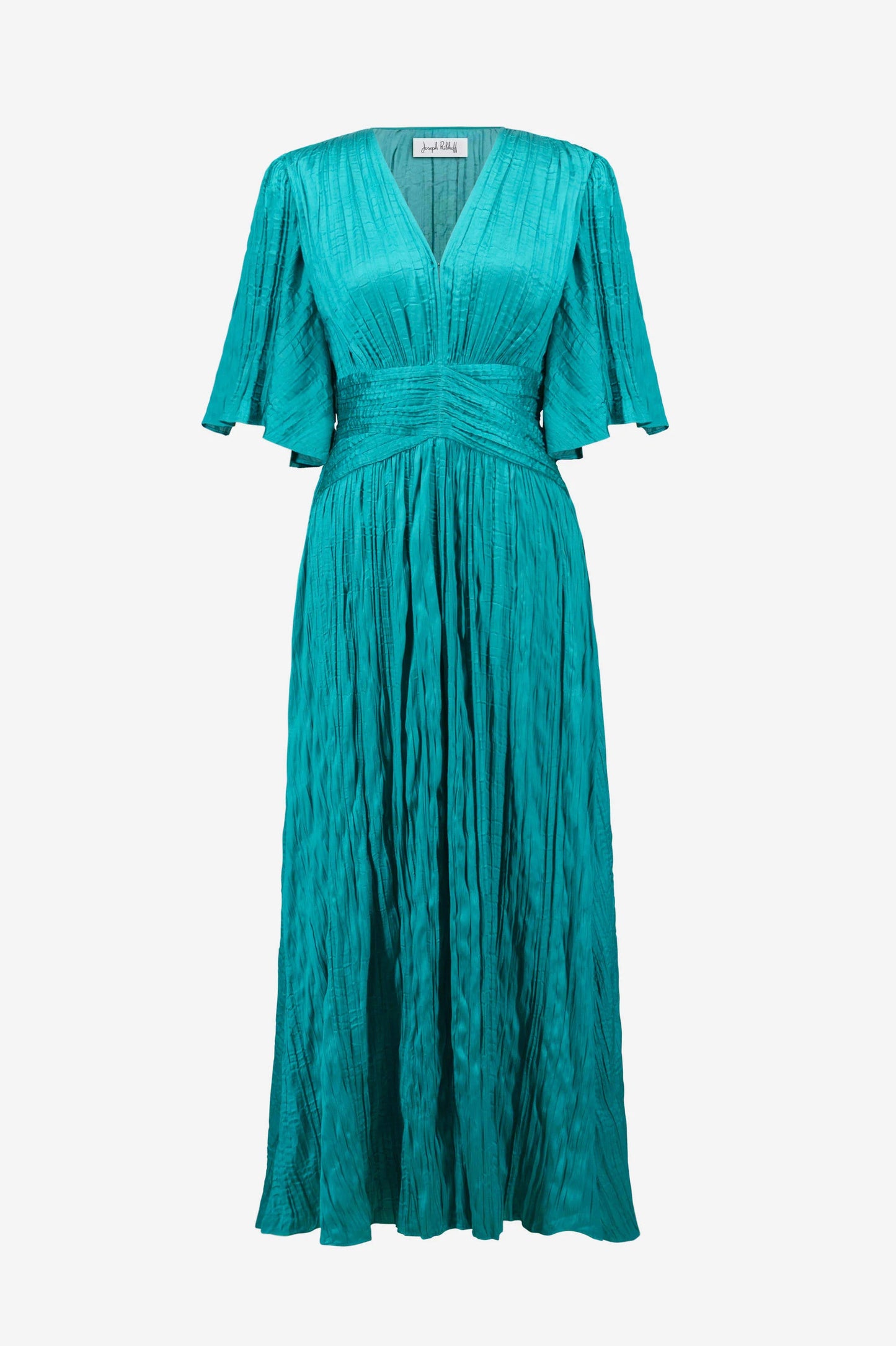 Satin Fit and Flare Midi Dress (XS-XXL)