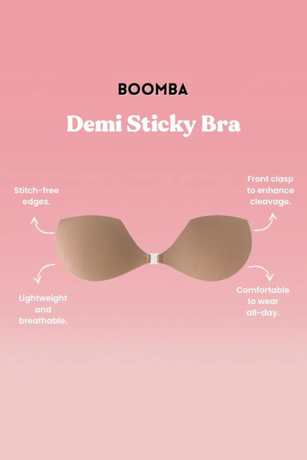 BOOMBA Demi Cup Sticky Bra
