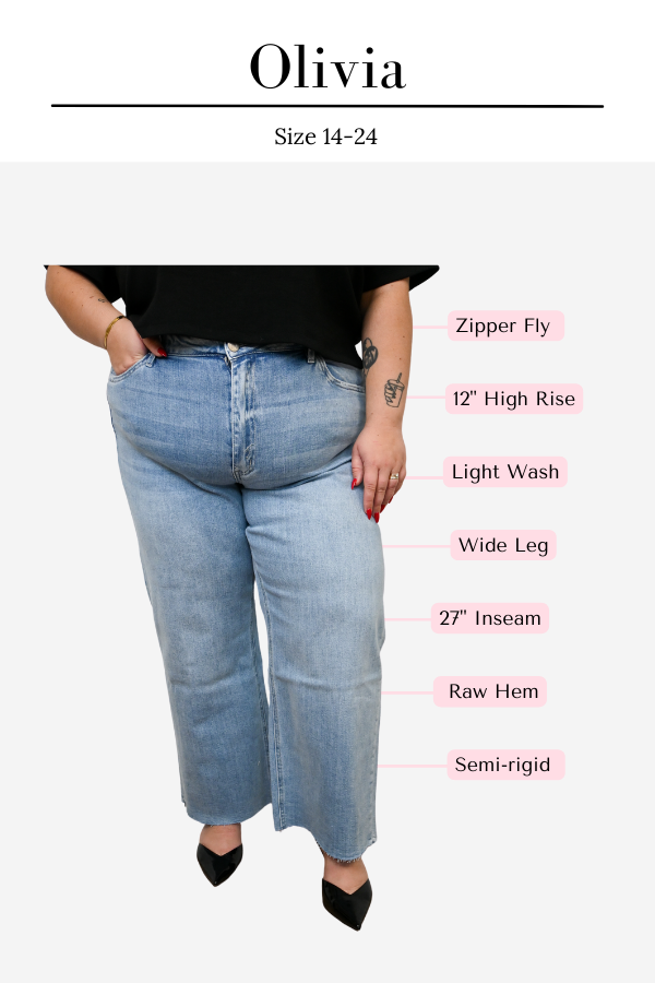 OLIVIA High Rise Wide Leg (1-24W)