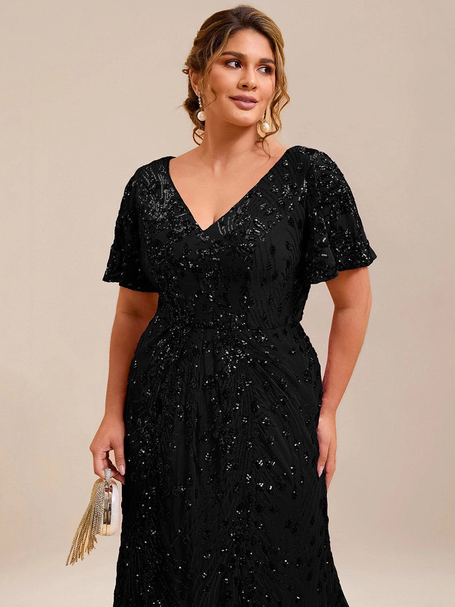Sequin Midi Dress (4-24)