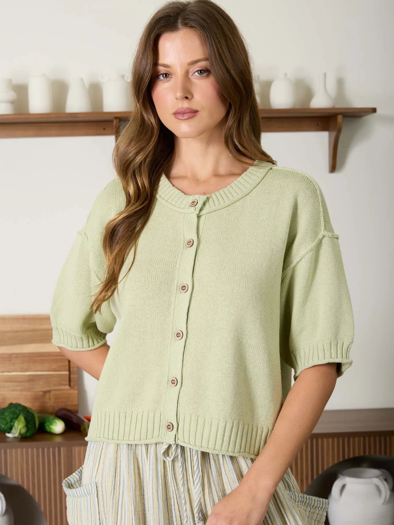 Sage Summer Sweater
