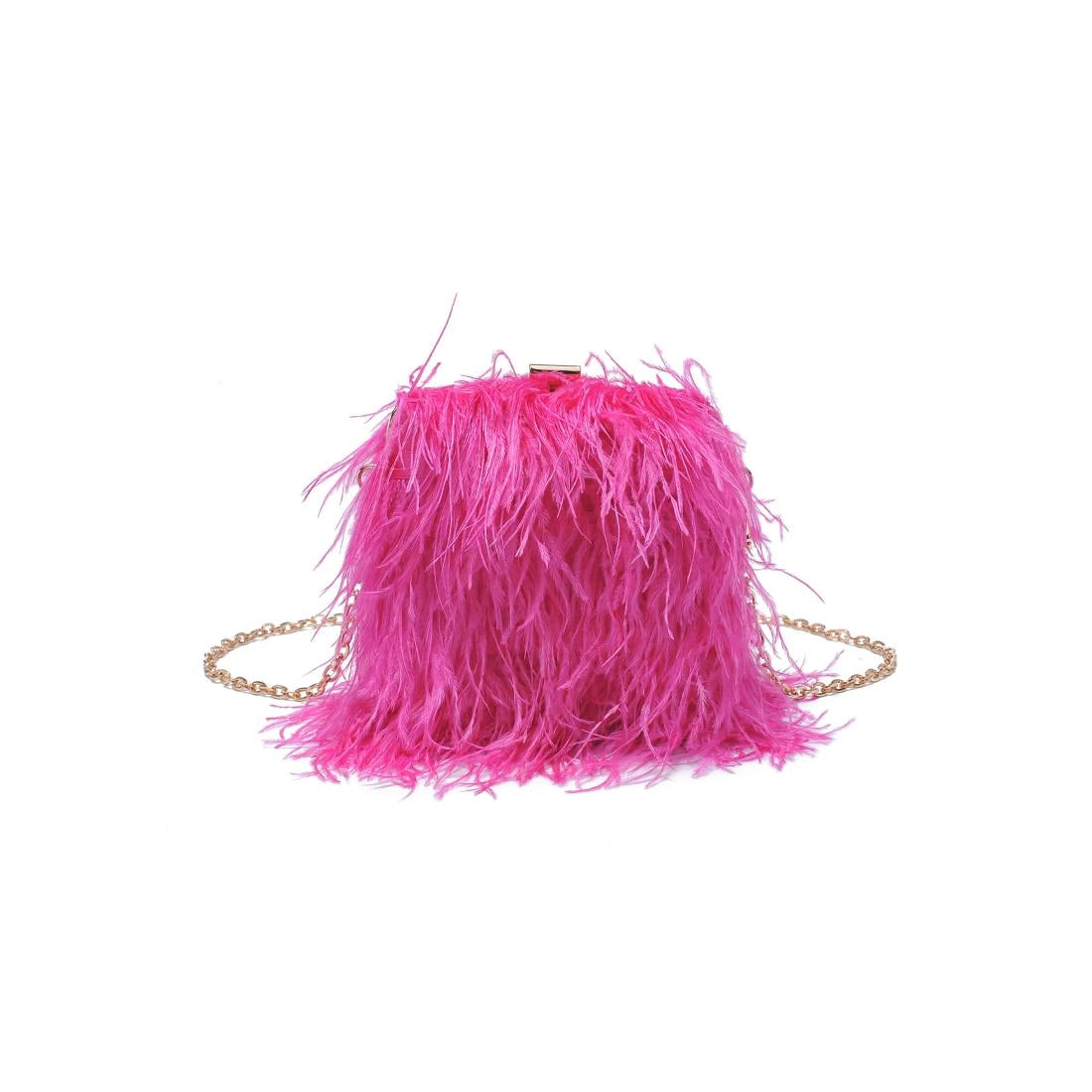 Hot Pink Feather Bag