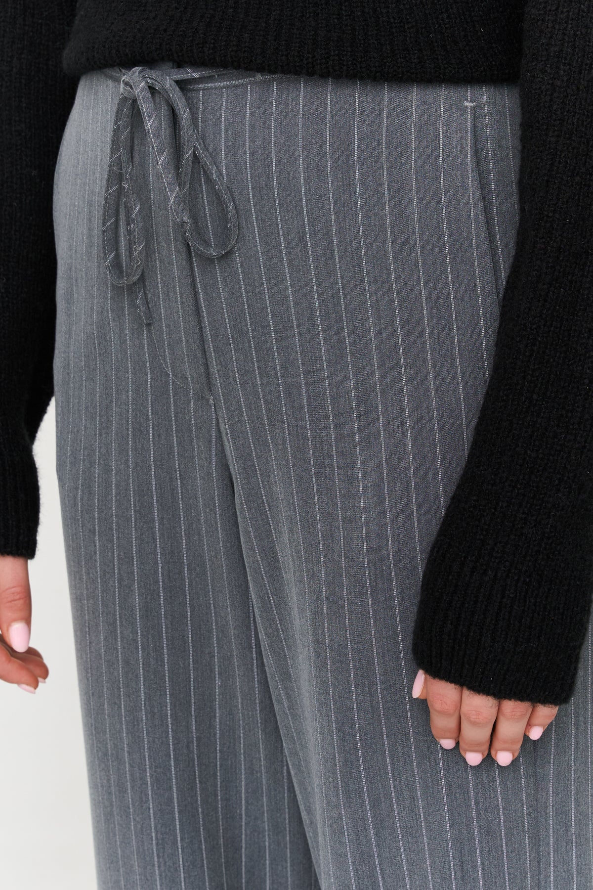 Striped Drawstring Trouser