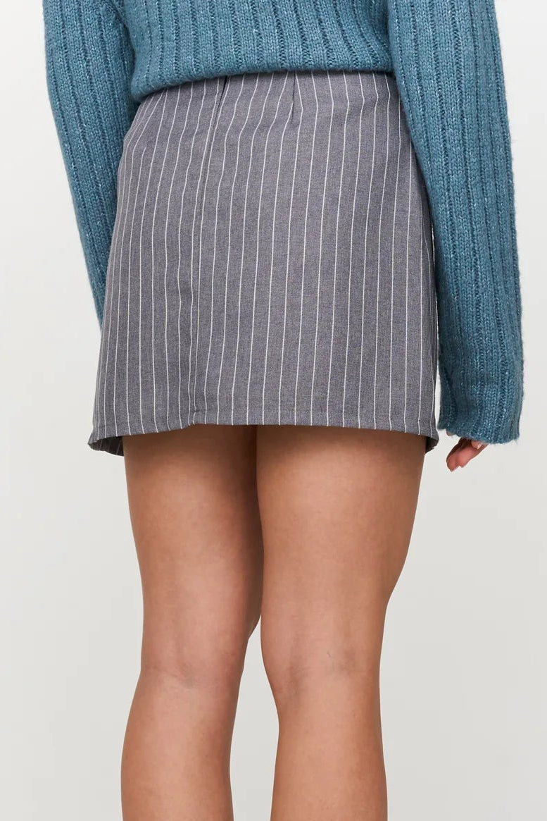Striped Mini Skirt