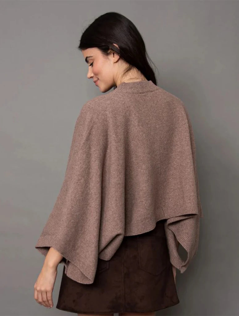Costanza Sweater Knit Poncho