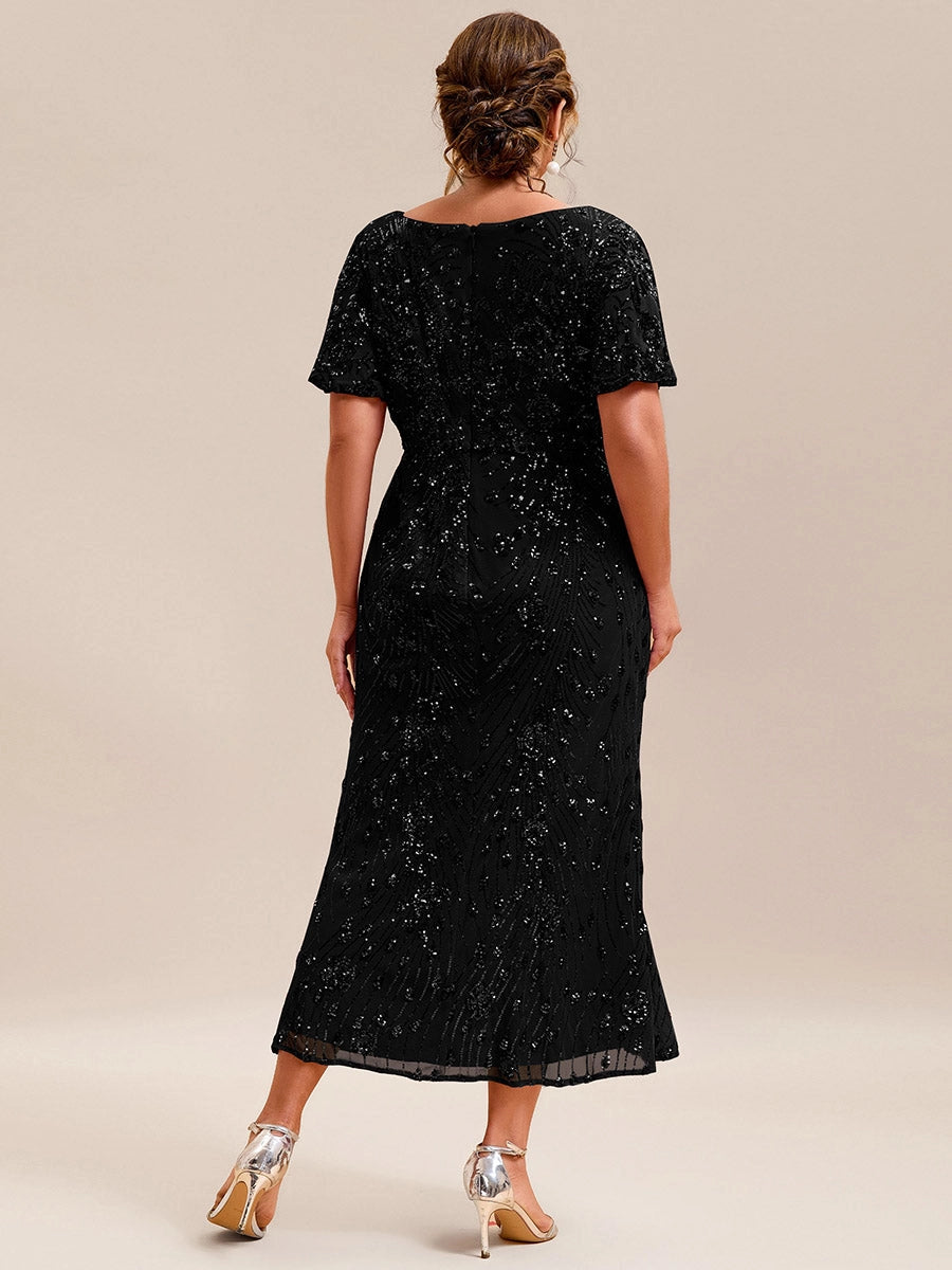 Sequin Midi Dress (4-24)