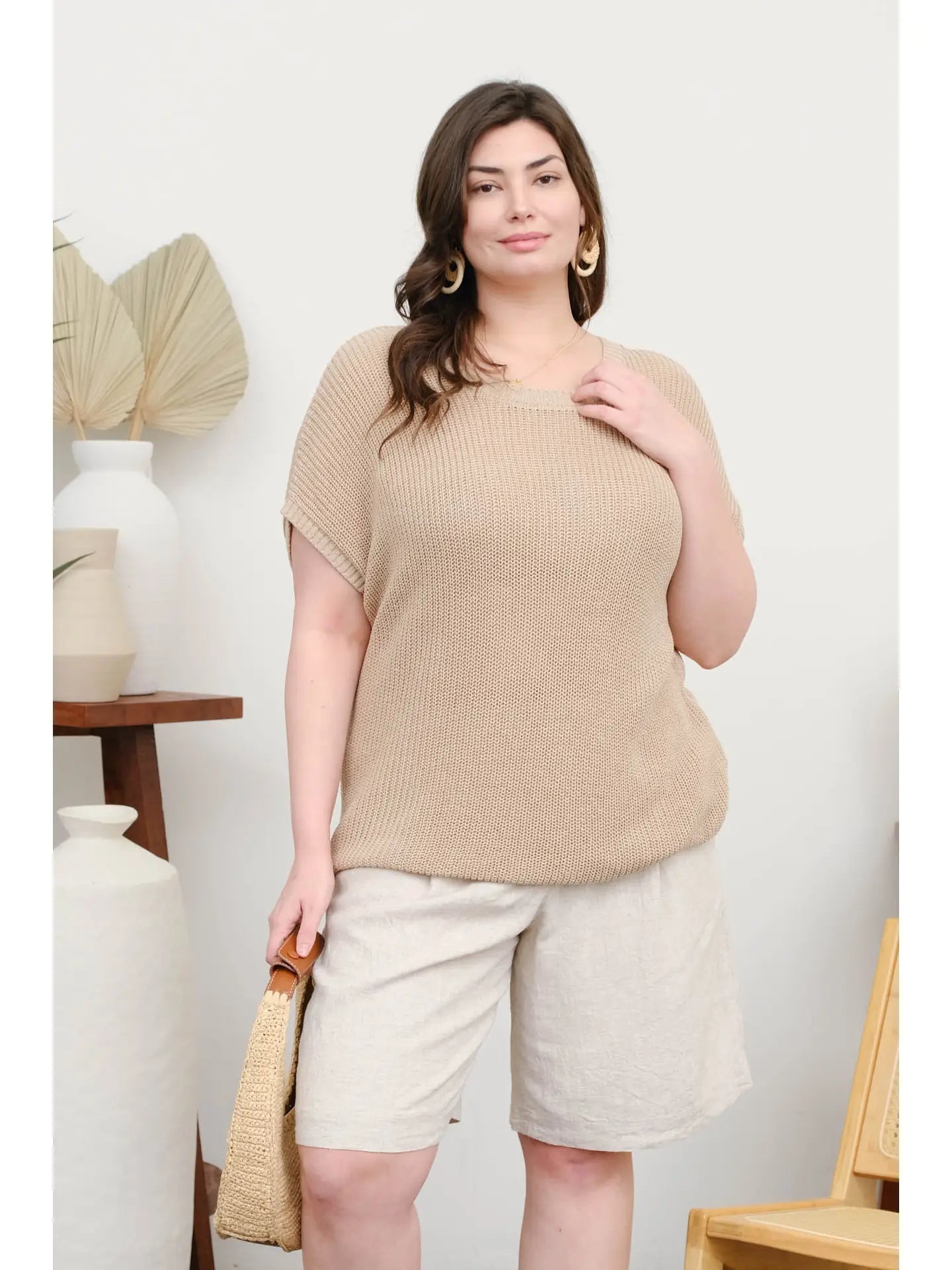 Loose Knit SS Top (S-XXXL)