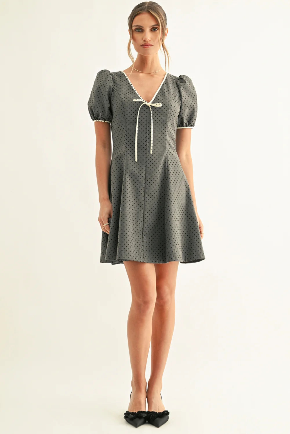 Betsy Polka Dot Mini Dress (S-XXL)