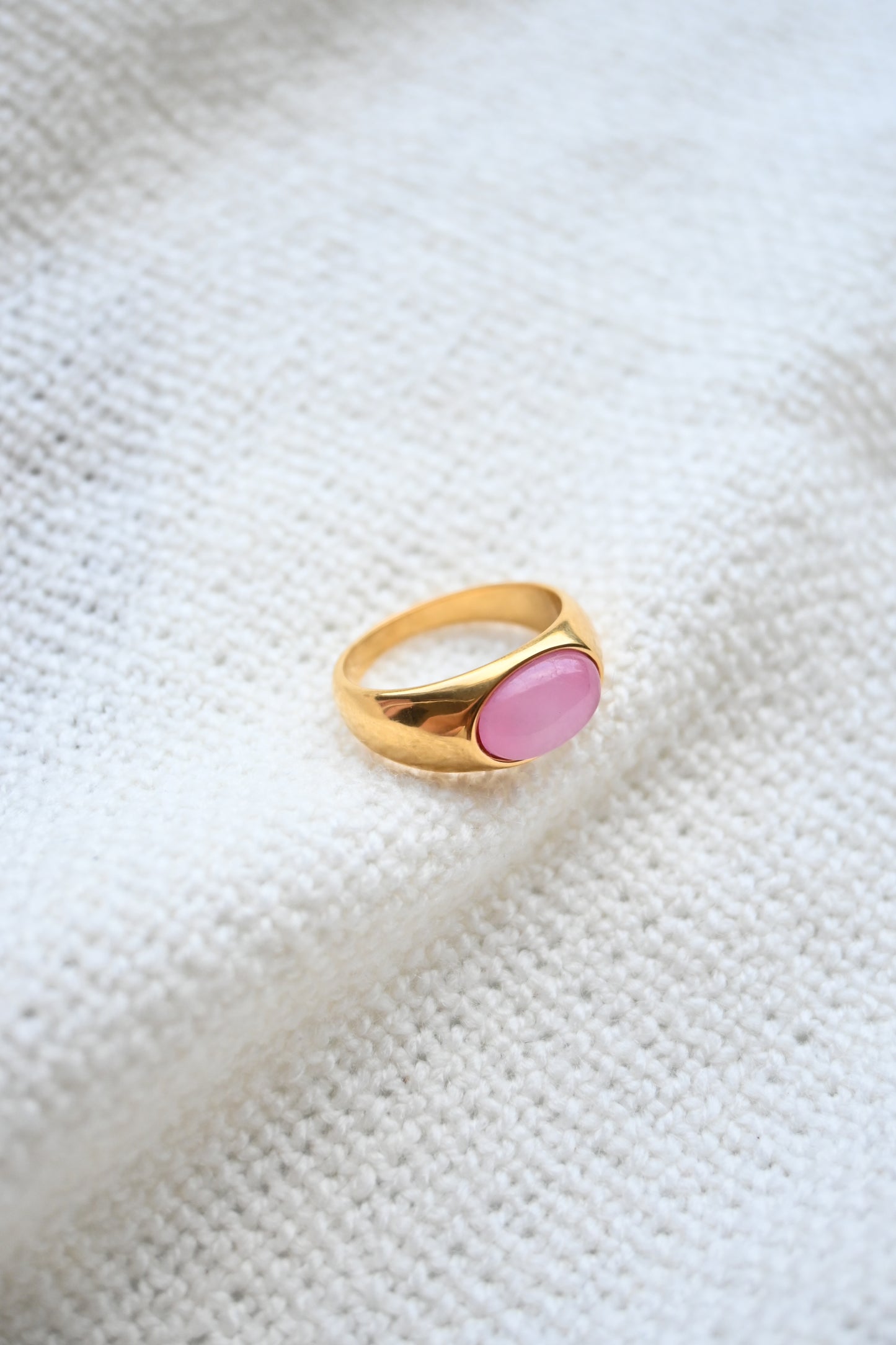 Pink Stone Ring (7-12)