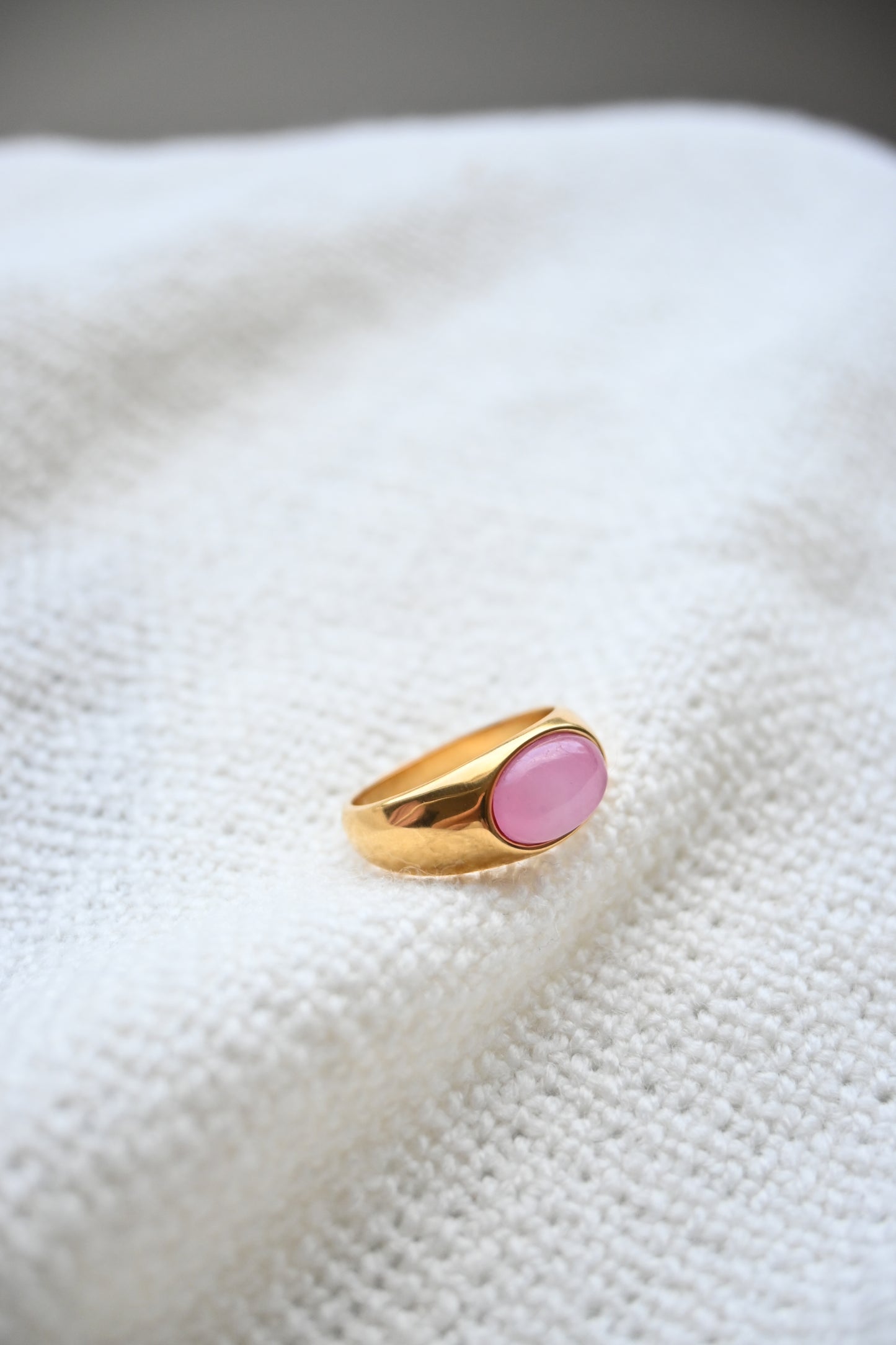 Pink Stone Ring (7-12)