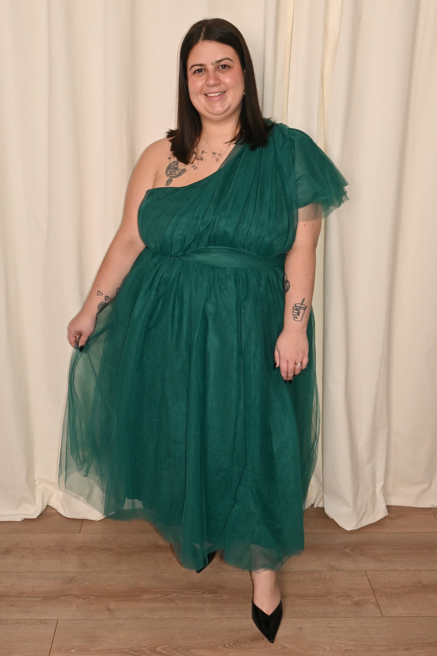 CURVE Tulle Midi Dress