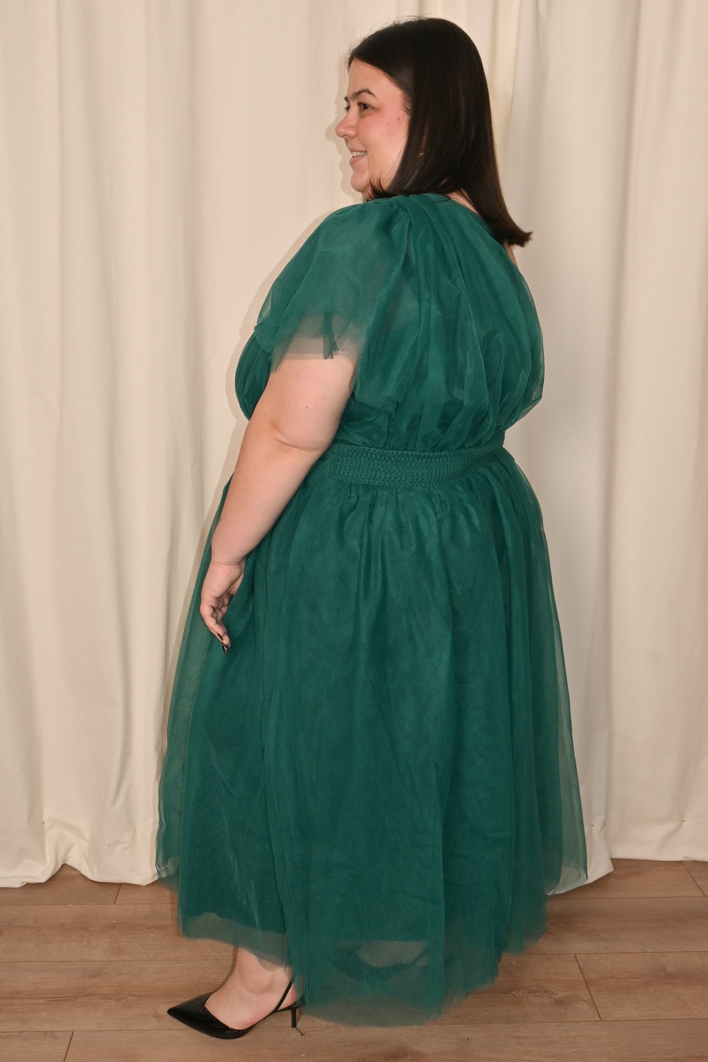 CURVE Tulle Midi Dress