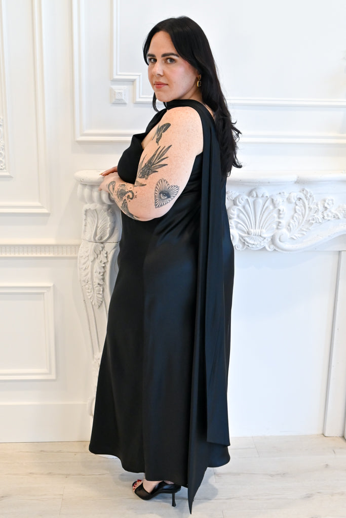 Scarf Midi Dress (S-3X)