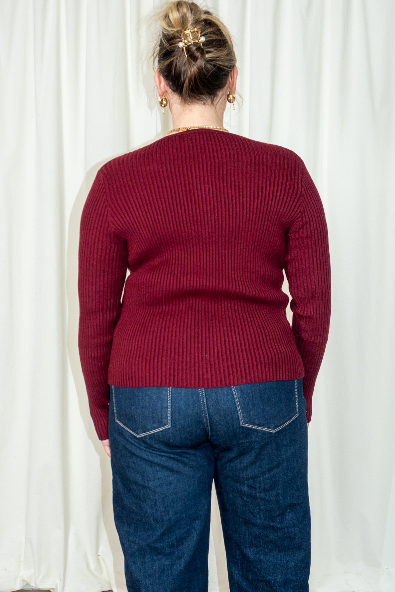 Double Zip knit Top (S-3X)