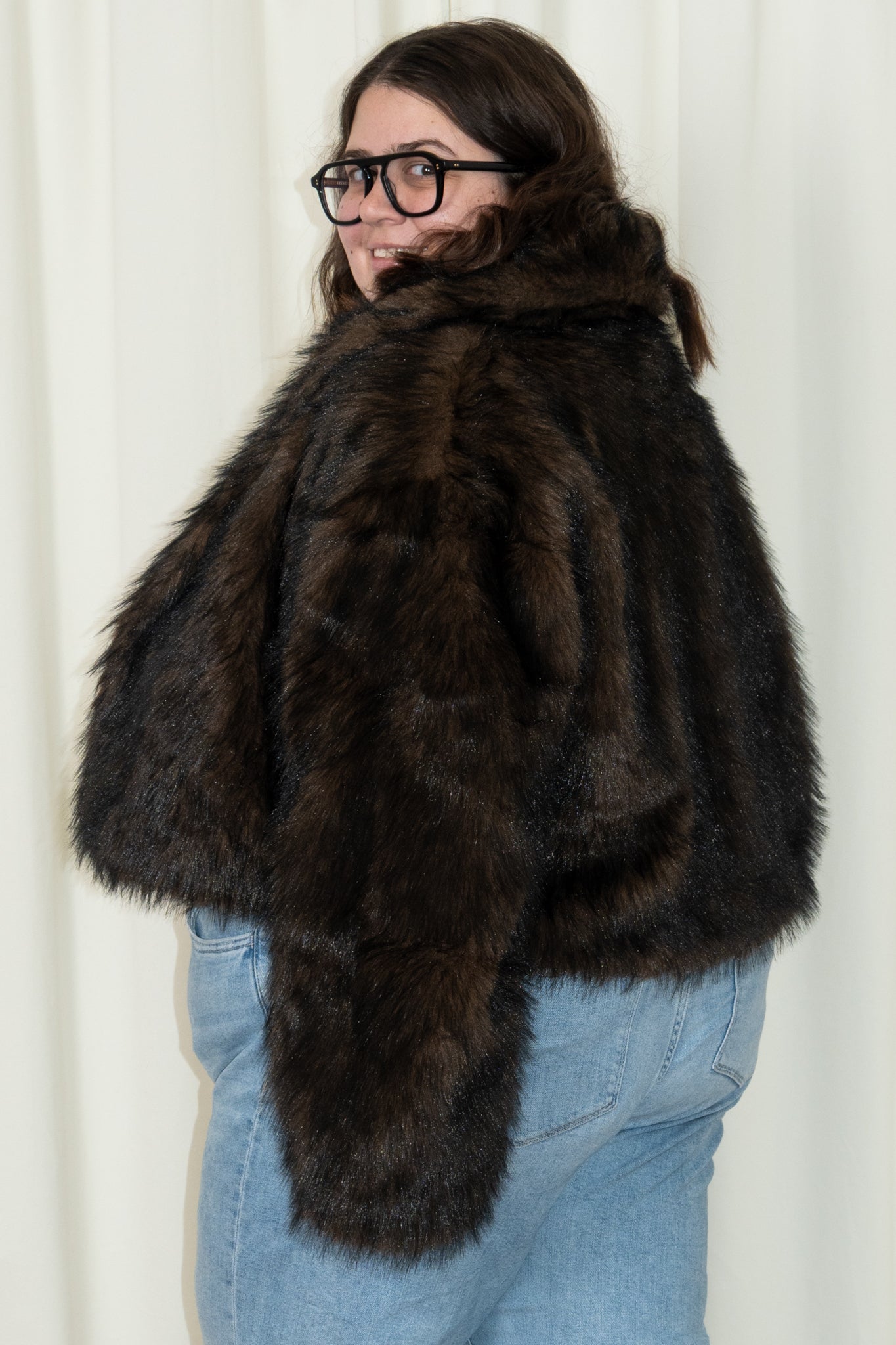 CURVE Faux Fur Jacket