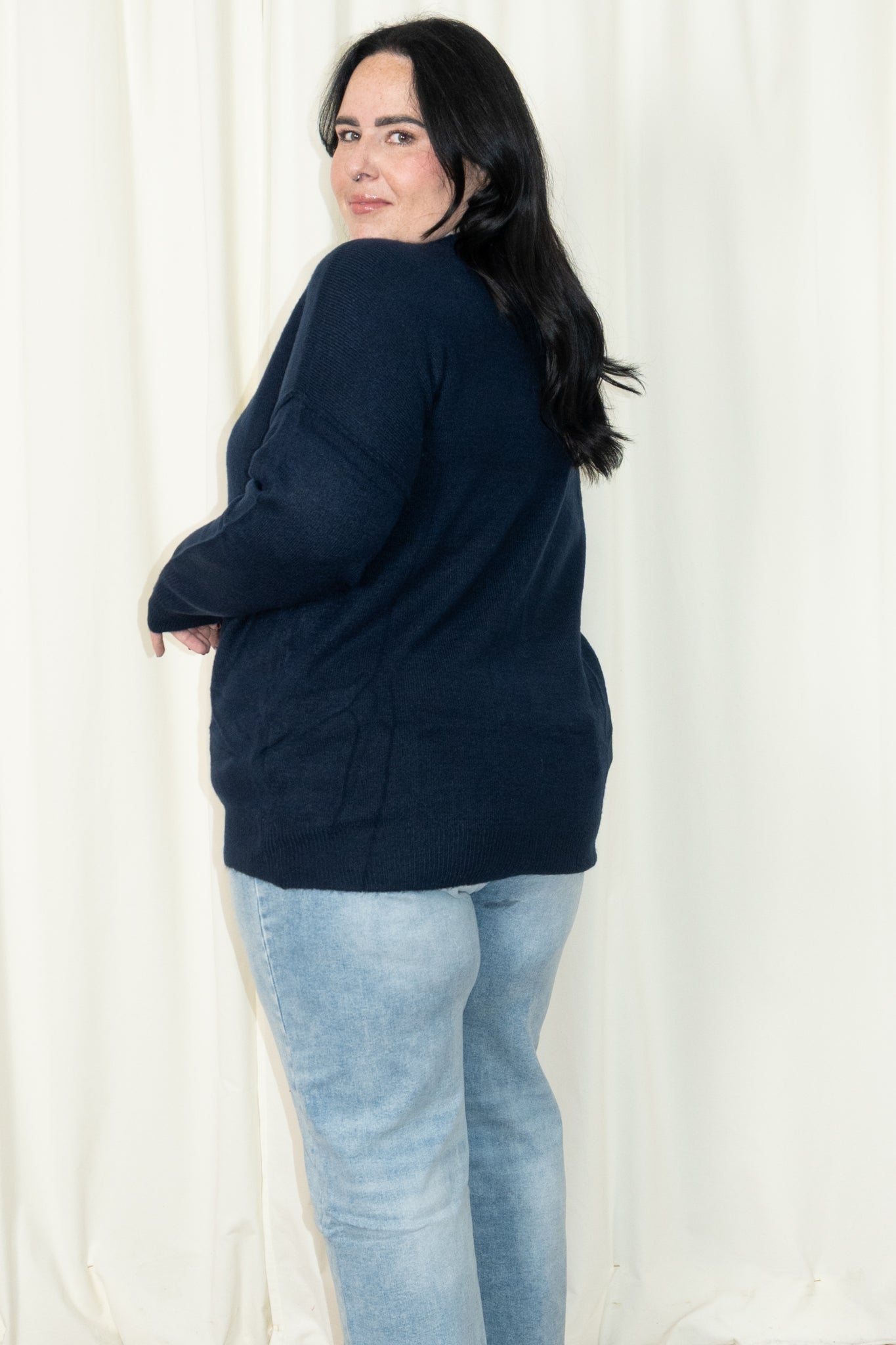 CURVE Exposed seam pullover