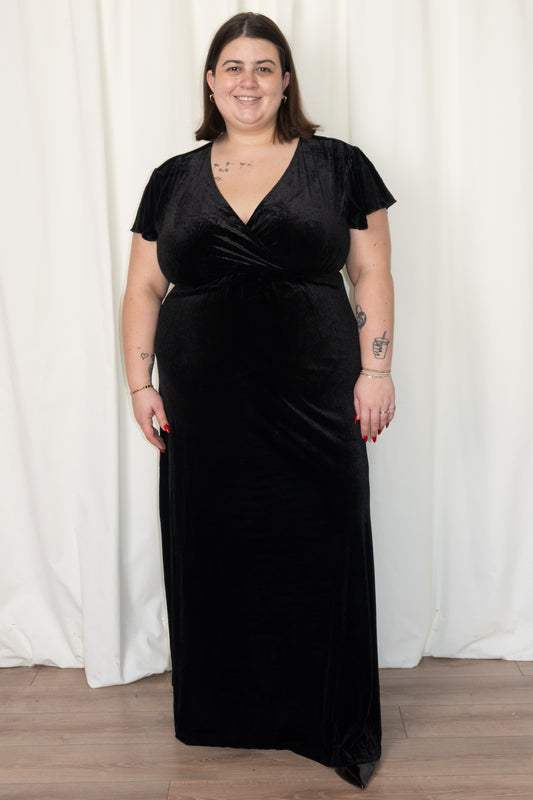 CURVE Velvet Maxi Dress
