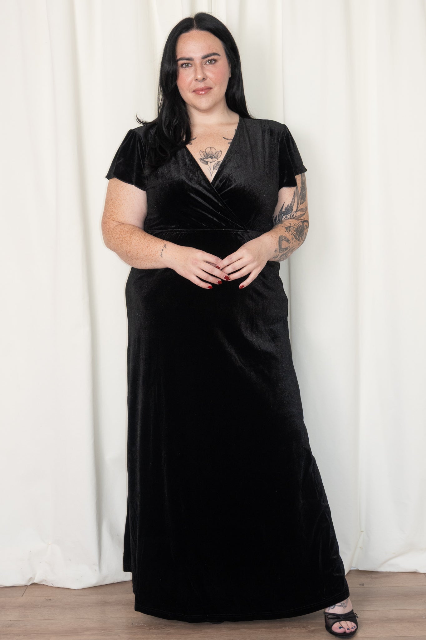 CURVE Velvet Maxi Dress