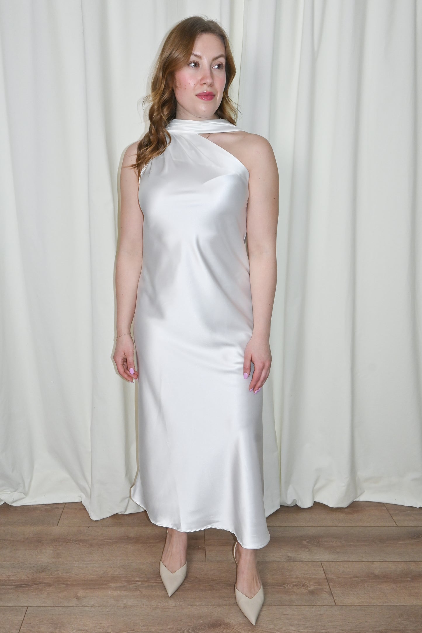 Scarf Midi Dress (S-3X)