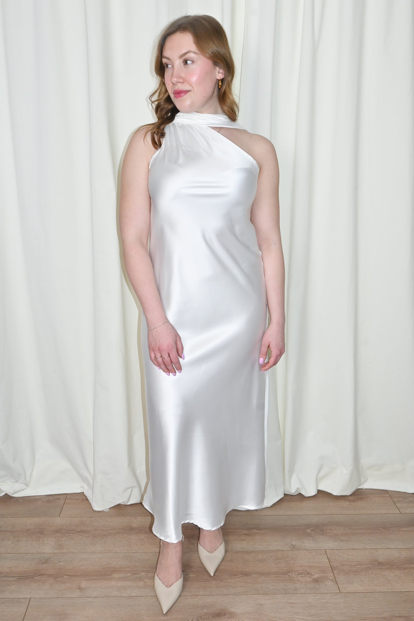 Scarf Midi Dress (S-3X)
