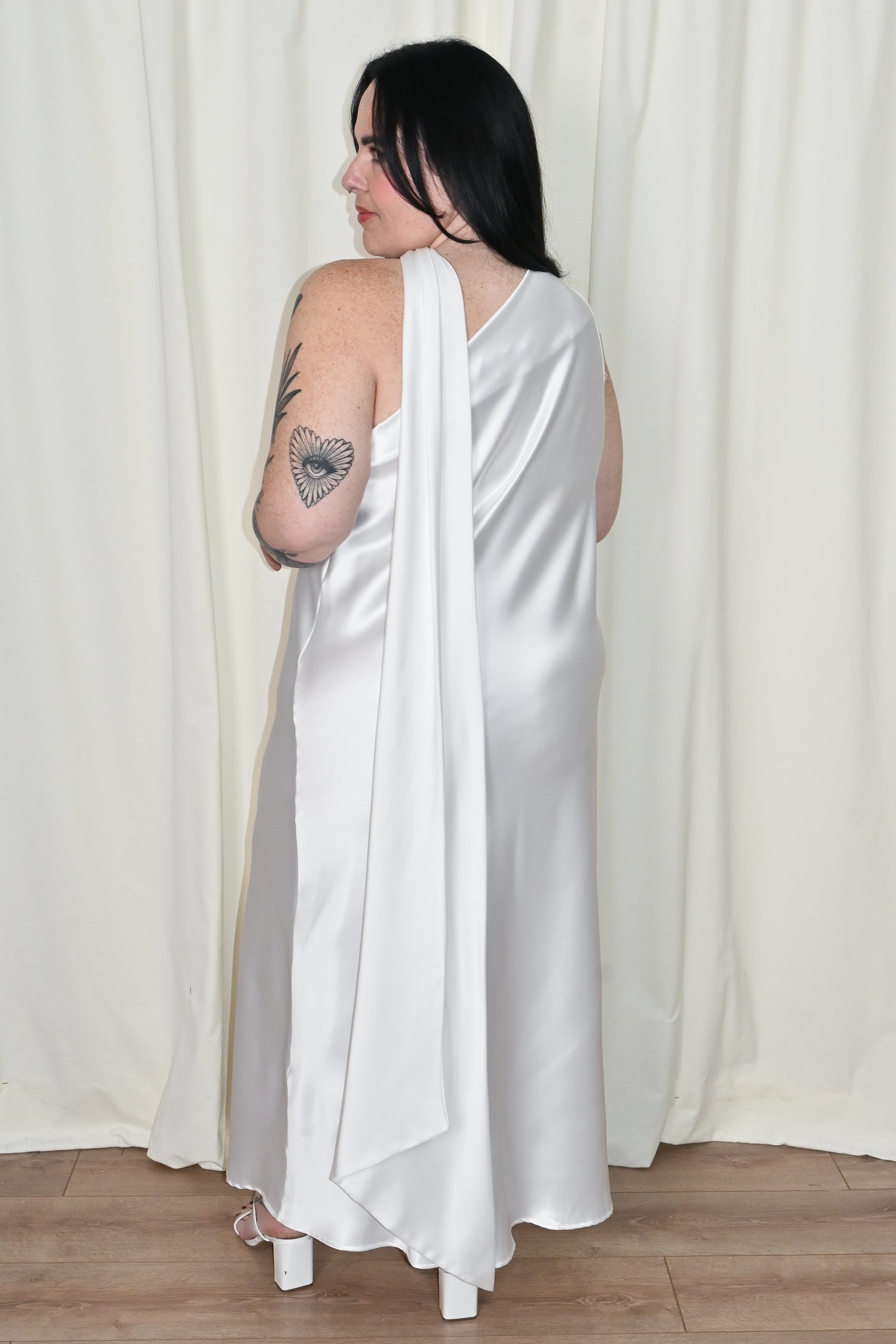 Scarf Midi Dress (S-3X)