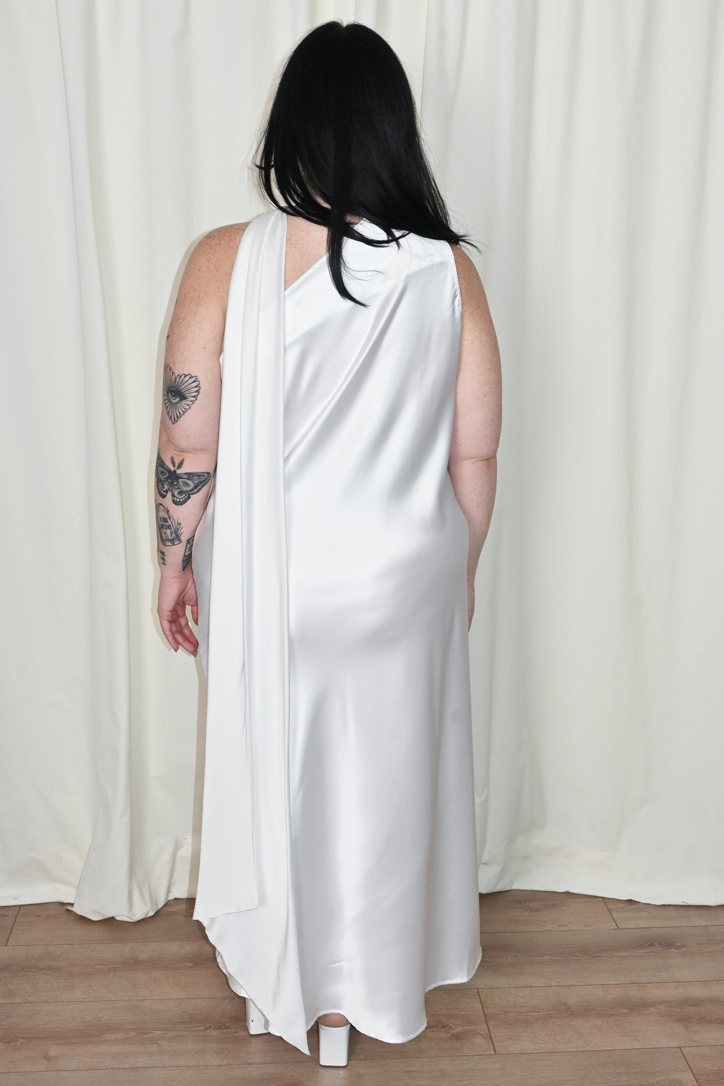 Scarf Midi Dress (S-3X)