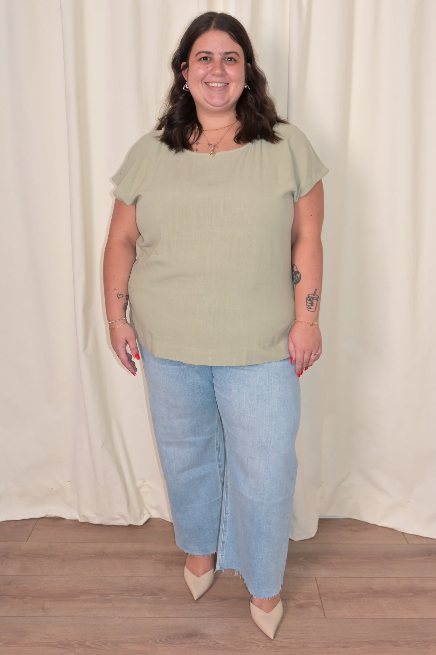 CURVE Linen Tee (2 colors)