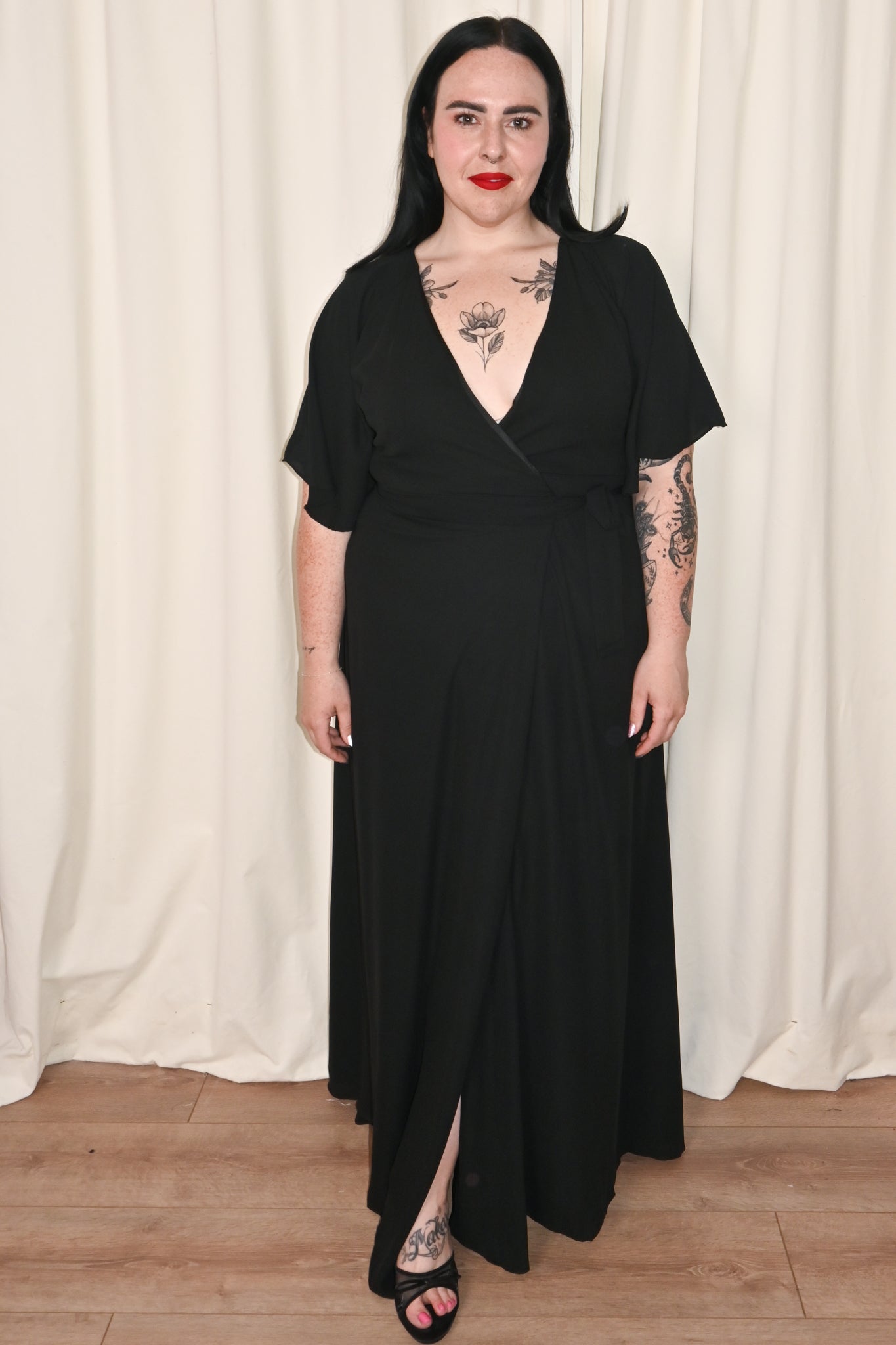 CURVE Wrap Maxi Dress