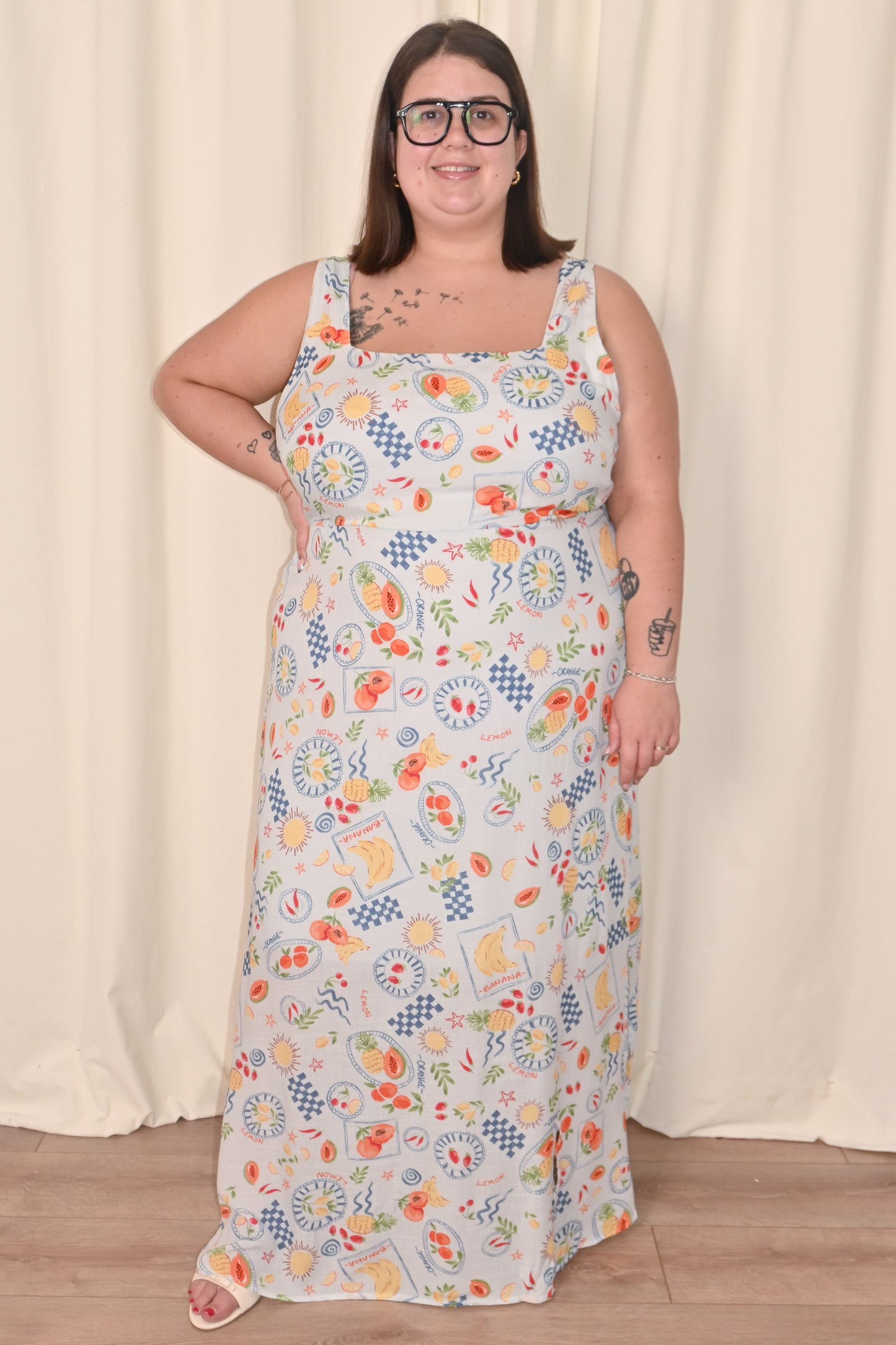 Picnic Midi Dress (S-3X)