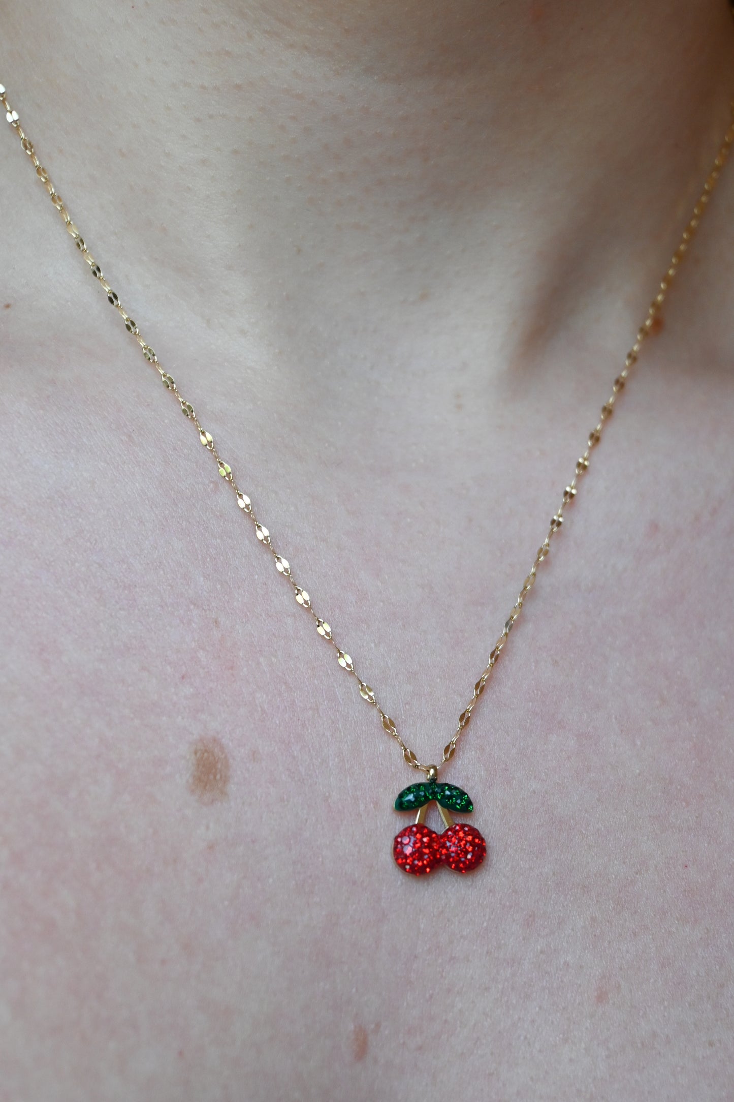 Cherry Pendant Necklace