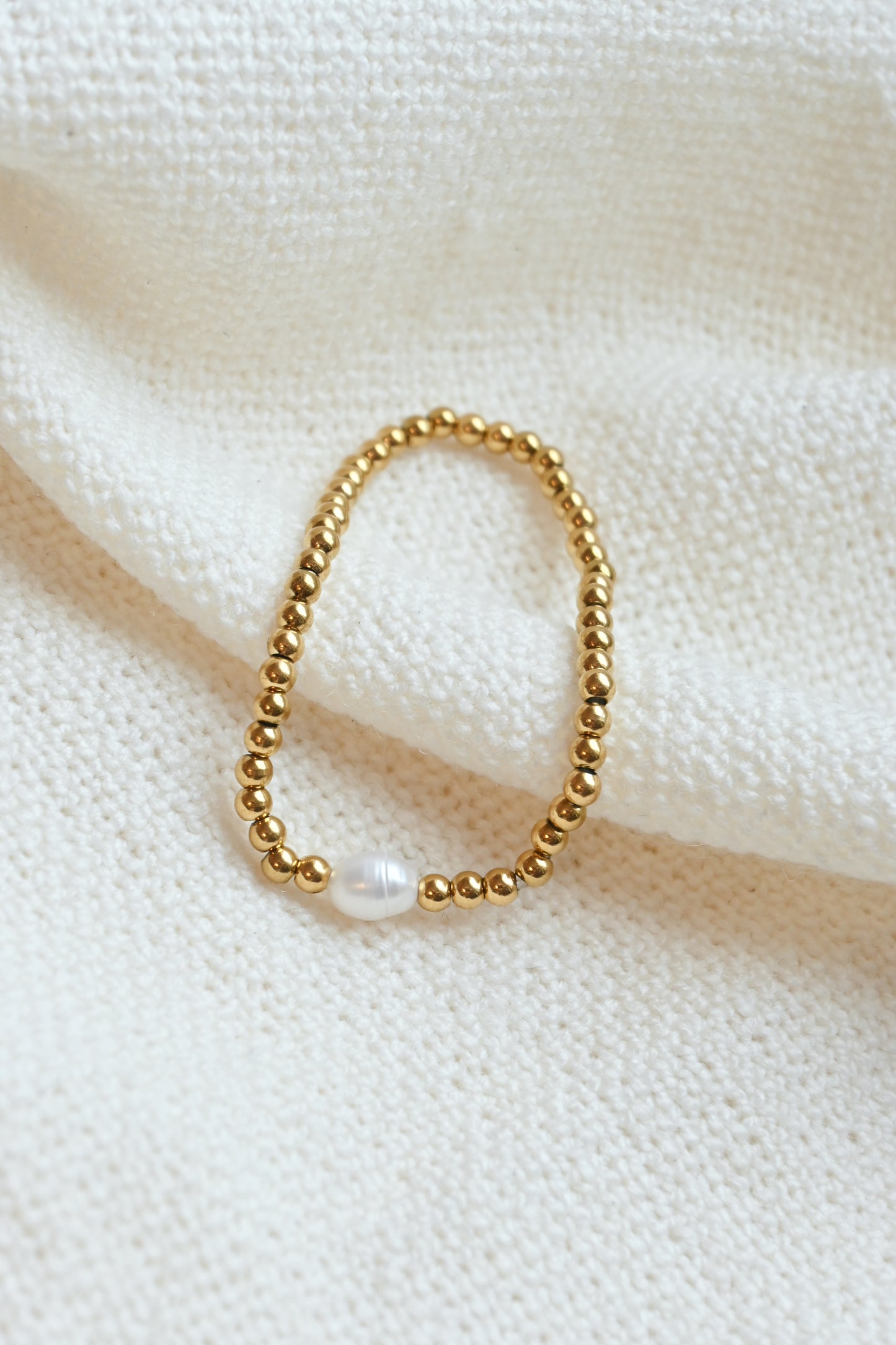 Beaded Bracelet with Pearl