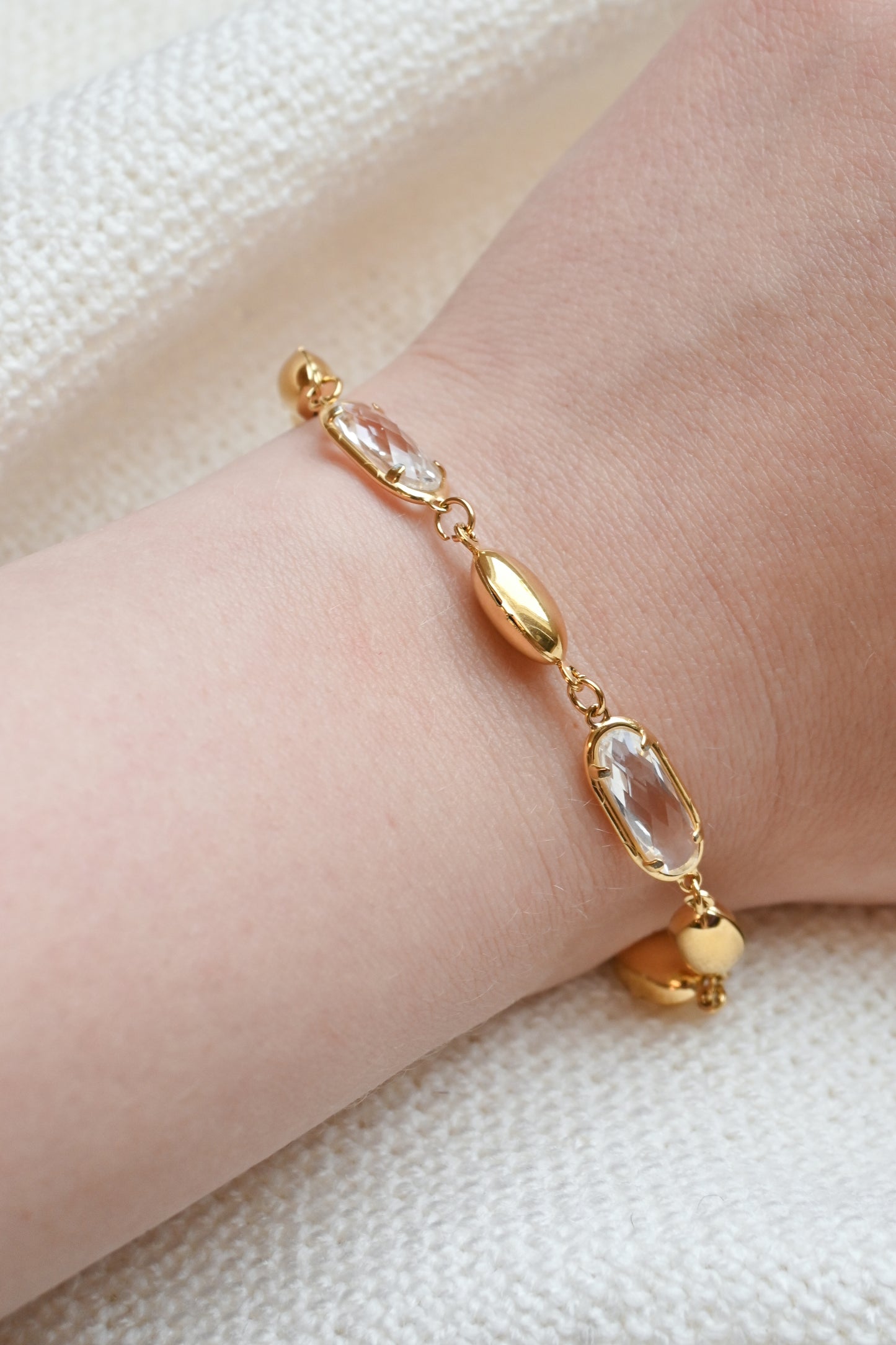 Oval Circonia Bracelet