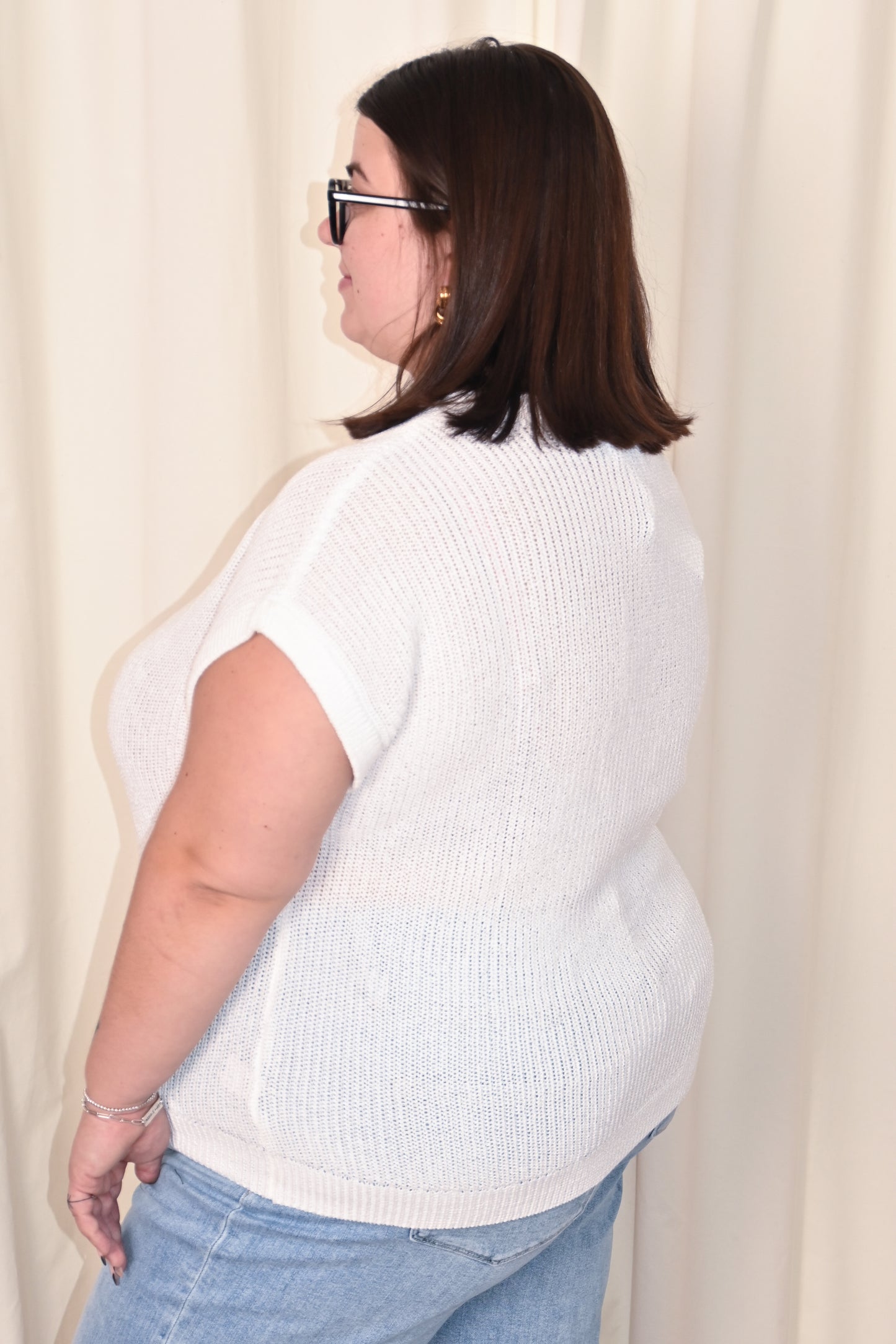 CURVE Loose Knit SS top