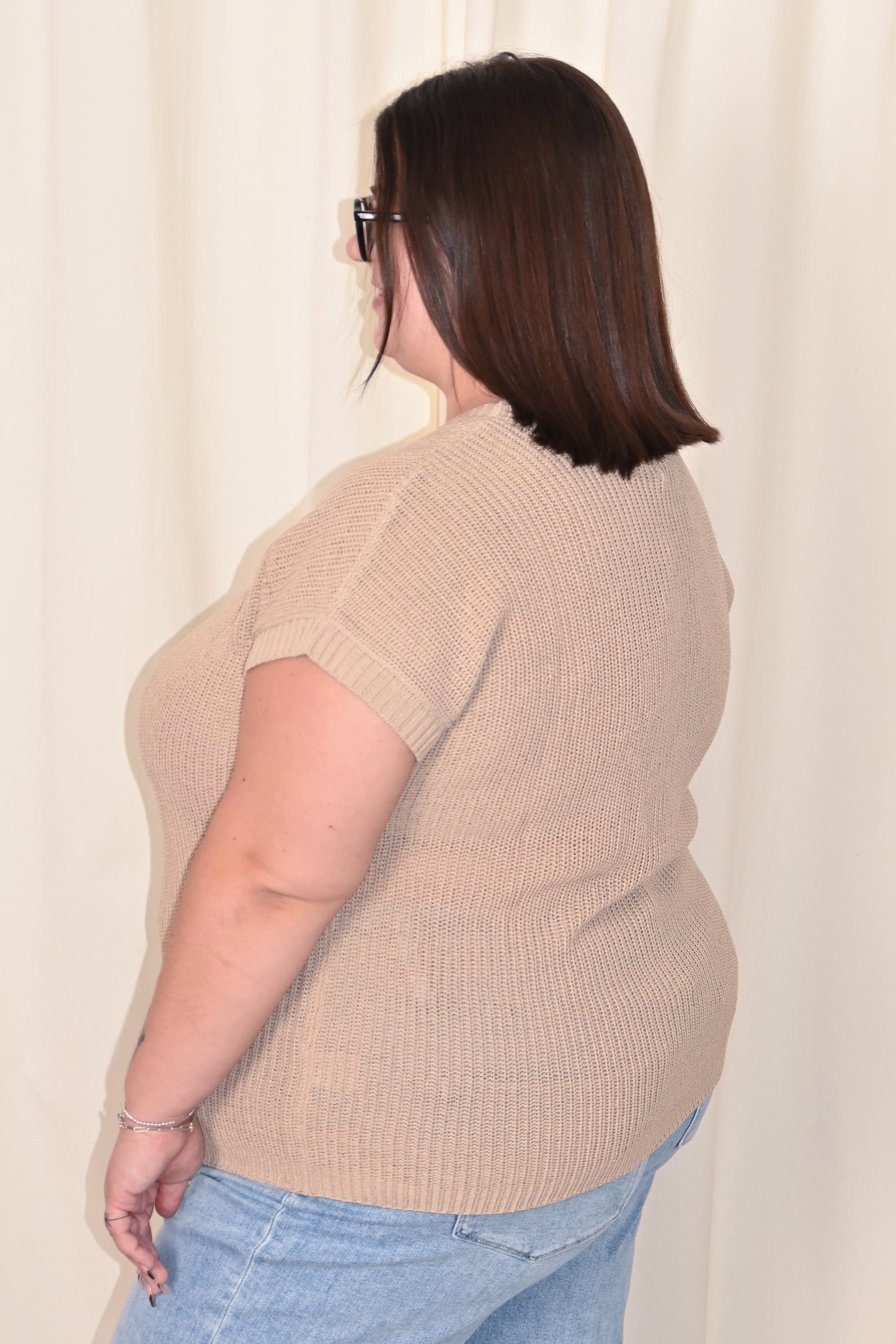 Loose Knit SS Top (S-XXXL)