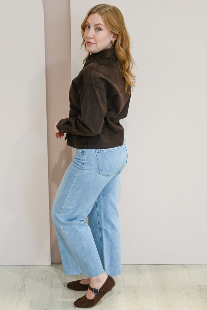Faux Suede jacket (S-XXL)