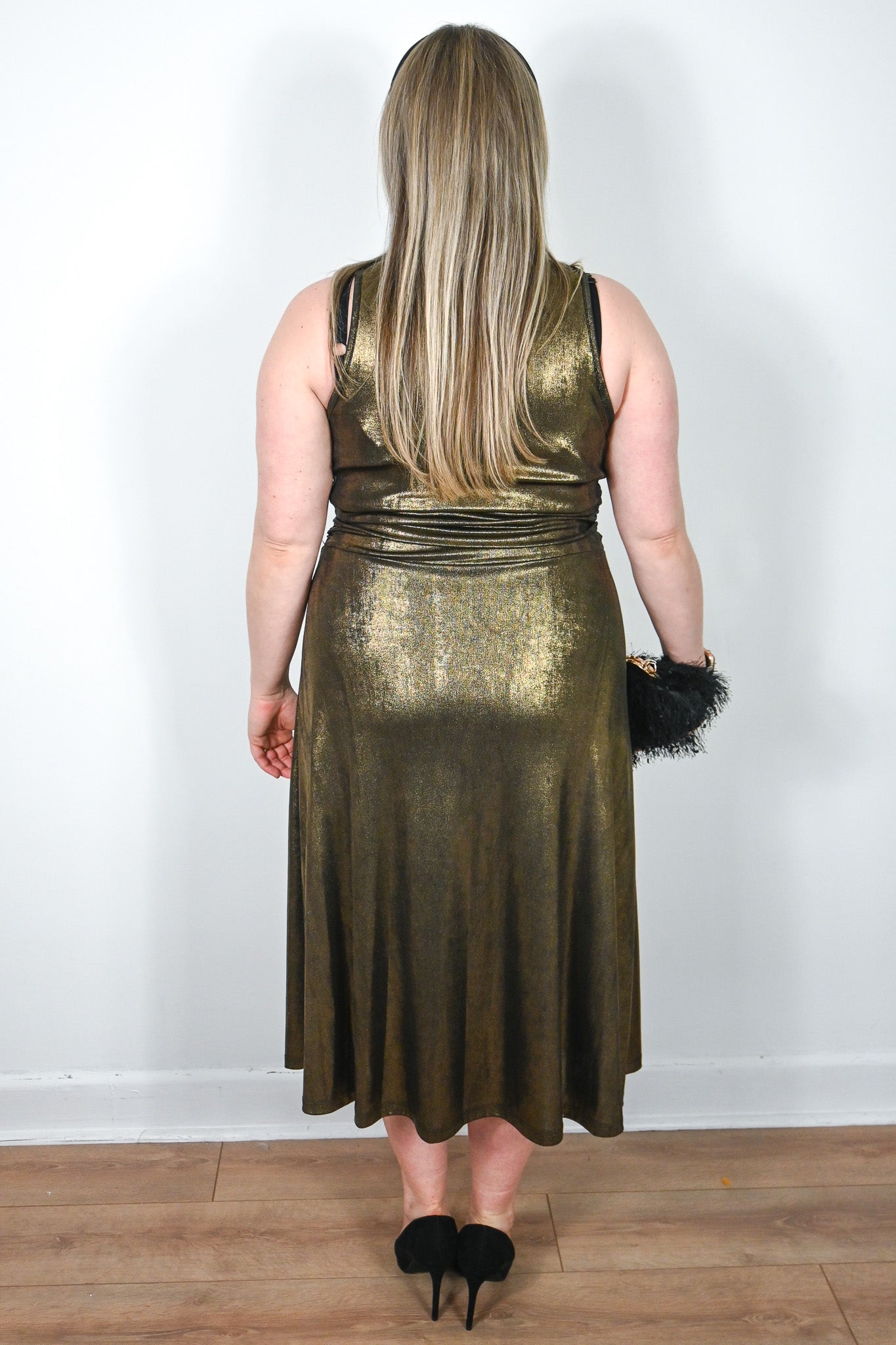 CURVE Bronze Midi Dress