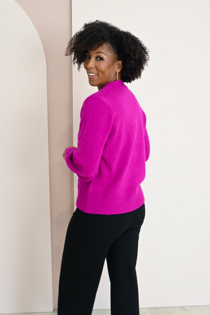 Super Soft Magenta Sweater (S-XXL)