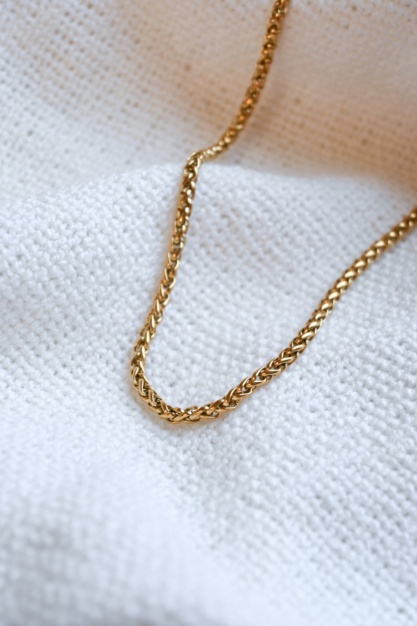 Fluted Chain Necklace