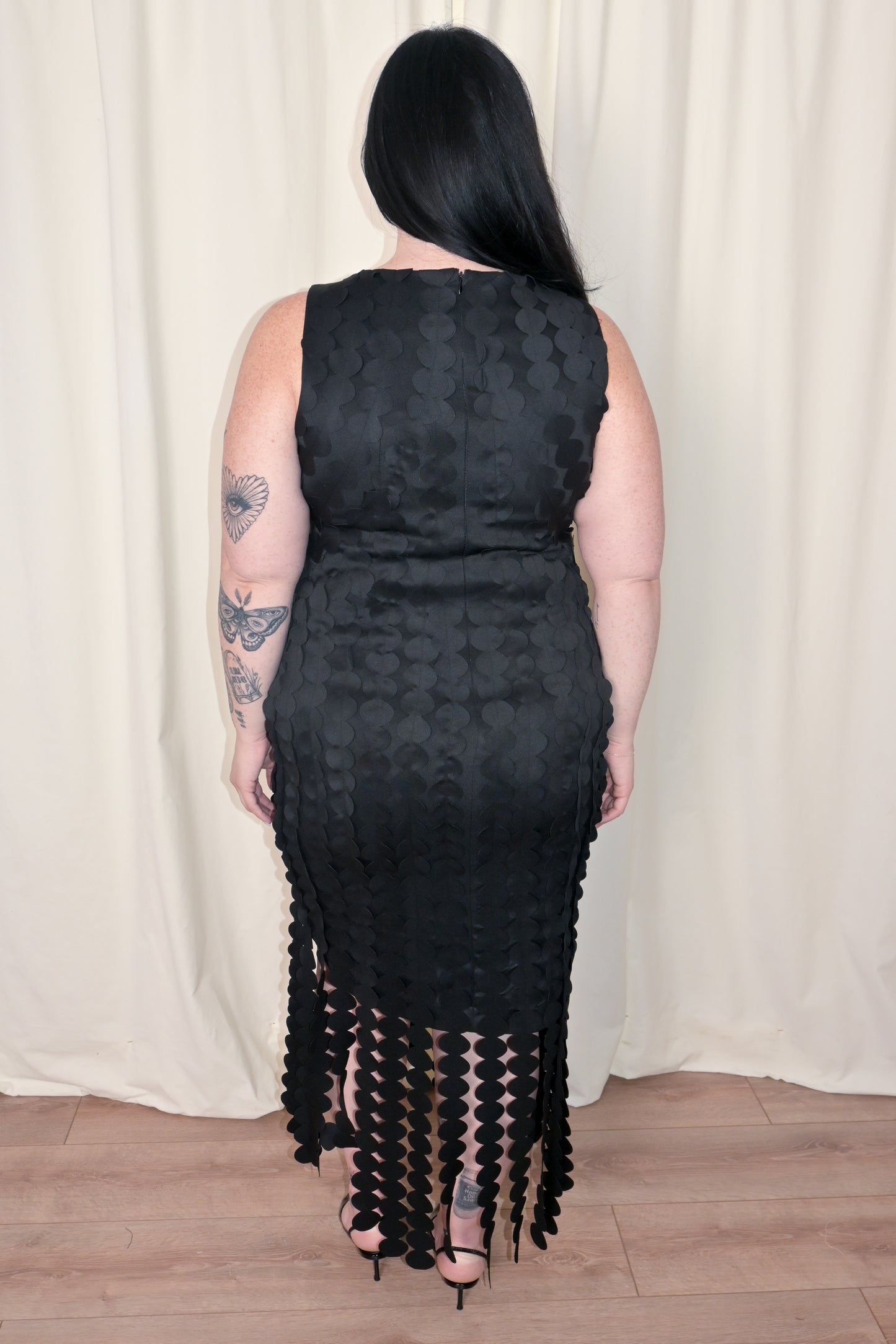 CURVE Medallion Fringe Midi Dress