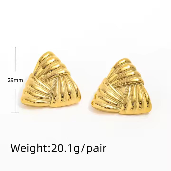 Triangle Textured Studs