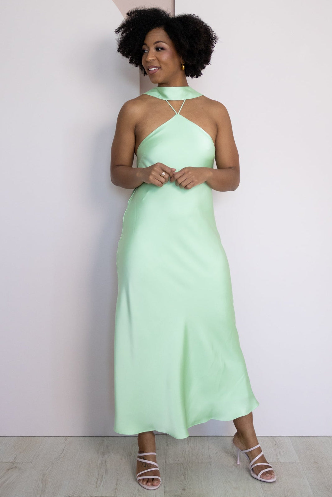 Devon Halter Midi Dress Valencia Boutique Devon Halter Midi Dress Valencia Boutique
