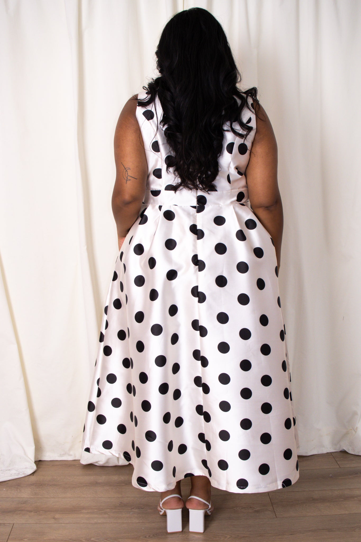CURVE Polka Dot Fit & Flare